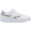 Reebok Club C Double Revenge Platform Tennis Shoes for Women, Fashion Womens Sneakers(Ftwr White Core Black Pure Grey 2)