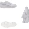Reebok Club C Double Revenge Platform Tennis Shoes for Women, Fashion Womens Sneakers(Ftwwht Pugry2 Ftwwht)