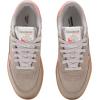 Reebok Club C Double Revenge Platform Tennis Shoes for Women, Fashion Womens Sneakers(Gritty Grey/Sunset Coral/Gum)