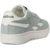 Reebok Club C Double Revenge Platform Tennis Shoes for Women, Fashion Womens Sneakers(Hybrid Green/Chalk/Chalk)