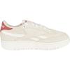 Reebok Club C Double Revenge Platform Tennis Shoes for Women, Fashion Womens Sneakers(Stucco Chalk Sedona Rose F23 R)