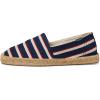 Soludos Men’s Original Espadrille Loafer(Navy/Ivory/Red)
