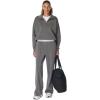 Sweaty Betty Women’s Sand Wash Soft Half Zip Pullover Sweatshirt(Charcoal Gry)