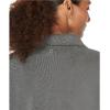 Sweaty Betty Women’s Sand Wash Soft Half Zip Pullover Sweatshirt(Charcoal Gry)