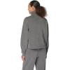 Sweaty Betty Women’s Sand Wash Soft Half Zip Pullover Sweatshirt(Charcoal Gry)