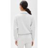 Sweaty Betty Women’s Sand Wash Soft Half Zip Pullover Sweatshirt(Ice Grey Marl)