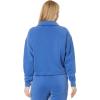 Sweaty Betty Women’s Sand Wash Soft Half Zip Pullover Sweatshirt(Lightning Blue)