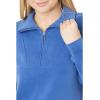 Sweaty Betty Women’s Sand Wash Soft Half Zip Pullover Sweatshirt(Lightning Blue)