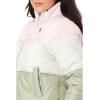 U.S. POLO ASSN. Crop Multi Color-Blocked Puffer Jacket(Parfait Pink)