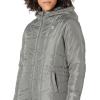 U.S. POLO ASSN. Multiple Channel Hooded Puffer Cozy Lining(Trade Winds)