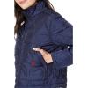 U.S. POLO ASSN. Onion Quilted Boxy Crop Jacket with Cinched Hem(Classic Navy)