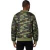 U.S. POLO ASSN. Quilted Bomber Jacket Army Green MD(Army Green)