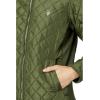 U.S. POLO ASSN. Quilted Moto Jacket with Cozy Faux Fur Lining And Rib Trim(Cypress Olive)