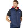 U.S. POLO ASSN. Vest with Zip Sleeve(Engine Red)