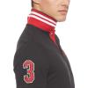 U.S. Polo Assn. Men’s Short-Sleeve Polo Shirt with Applique, Casual Summer Slim Fit Polo Shirt with Contrast Color(Black)