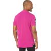 U.S. Polo Assn. Men’s Short-Sleeve Polo Shirt with Applique, Casual Summer Slim Fit Polo Shirt with Contrast Color(Hillsdale Fuchsia)