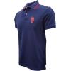 U.S. Polo Assn. Men’s Short-Sleeve Polo Shirt with Applique, Casual Summer Slim Fit Polo Shirt with Contrast Color(Navy/Multi Red Pony)