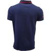 U.S. Polo Assn. Men’s Short-Sleeve Polo Shirt with Applique, Casual Summer Slim Fit Polo Shirt with Contrast Color(Navy/Multi Red Pony)