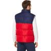 U.S. Polo Assn. Mens Uspa Color-block Puffer Vest(Engine Red)