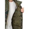 U.S. Polo Assn. Mens Uspa Color-block Puffer Vest(Olive County)