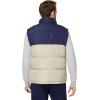 U.S. Polo Assn. Mens Uspa Color-block Puffer Vest(Thompson Khaki)