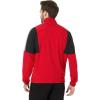 U.S. Polo Assn. Mens Uspa Stretch Woven Cut Panel Full Zip Jacket(Engine Red)