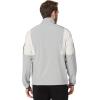 U.S. Polo Assn. Mens Uspa Stretch Woven Cut Panel Full Zip Jacket(Vapor Grey)
