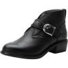 Alegria Womens Mikki Western Buckle Leather Bootie(Loretta Crow)
