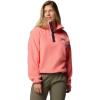 Columbia womens Helvetia™ Ii Cropped Half Snap Fleece(Alpenglow)