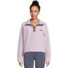 Columbia womens Helvetia™ Ii Cropped Half Snap Fleece(Lavender Pearl)