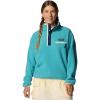 Columbia womens Helvetia™ Ii Cropped Half Snap Fleece(Teal)
