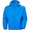 Helly-Hansen Workwear Voss Waterproof Mens Rain Jacket Featuring Full Stretch Fabric and Adjustable Hood(530 Racer Blue)