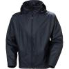 Helly-Hansen Workwear Voss Waterproof Mens Rain Jacket Featuring Full Stretch Fabric and Adjustable Hood(590 Navy)