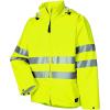 Helly-Hansen Workwear Voss Waterproof Mens Rain Jacket Featuring Full Stretch Fabric and Adjustable Hood(Hv Yellow)