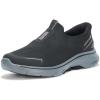 Skechers Men’s Hands Free Slip-ins Go Walk 7-Easy on Evolution Sneaker(Black/Charcoal)