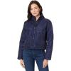 U.S. POLO ASSN. Onion Quilted Boxy Crop Jacket with Cinched Hem(Classic Navy)