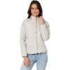 U.S. POLO ASSN. Quilted Moto Jacket with Cozy Faux Fur Lining And Rib Trim(Winter Pearl)