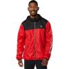 U.S. Polo Assn. mens Uspa Color-block Windbreaker(Engine Red)