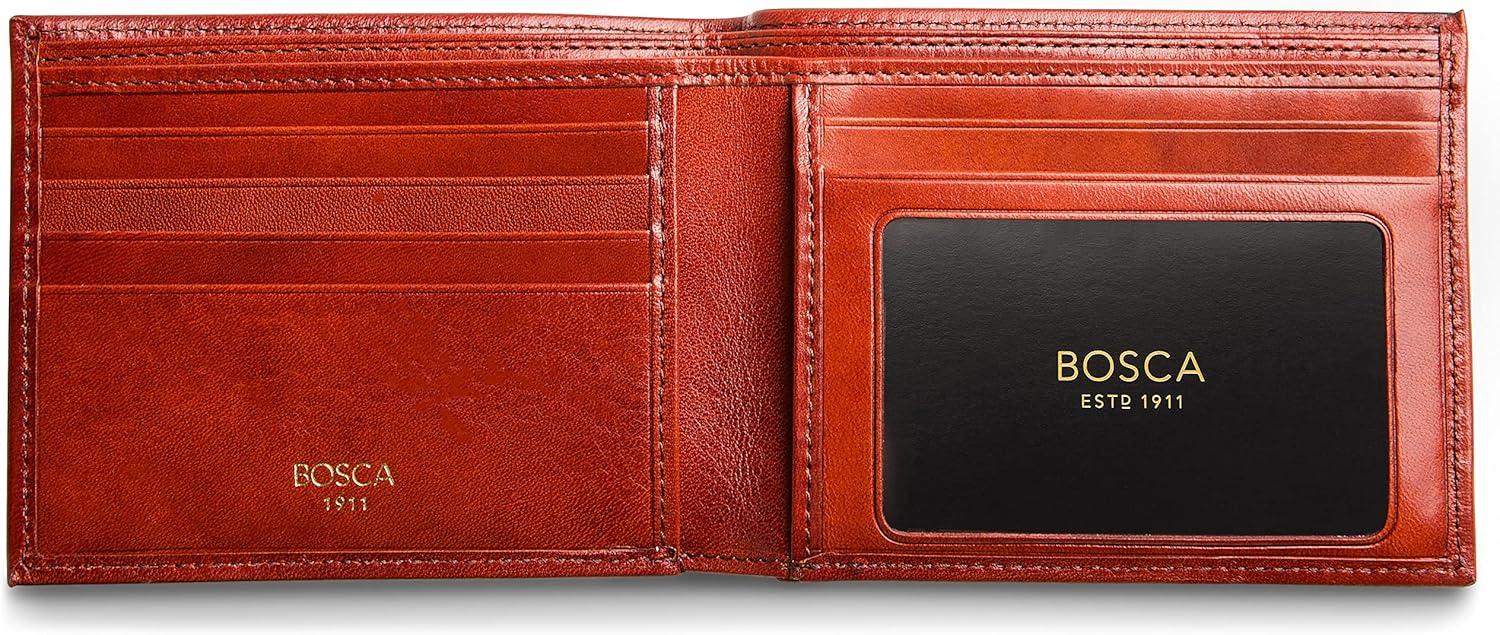 imageBosca Mens Executive Wallet in Old Leather RFIDCognac