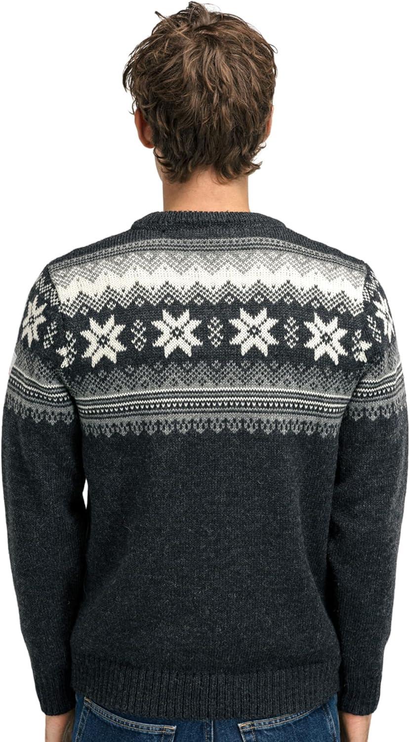 imageDale of Norway Veafjord Masculine Cardigan Men Cardigan Sweater RegularFitDark Charcoal Smoke Cream
