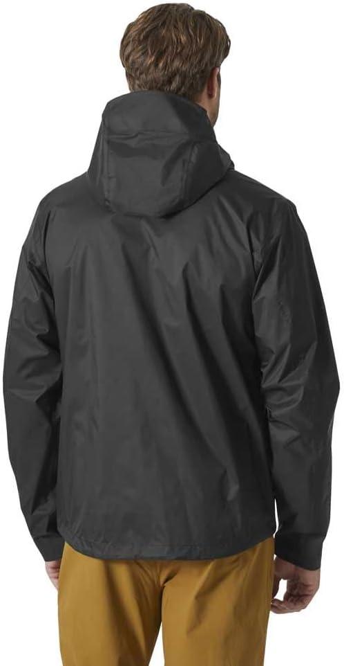 imageHellyHansen Loke Terra Jacket Mens Lightweight Waterproof Rain Jacket Breathable ampamp Windproof Outdoor Shell990 Black