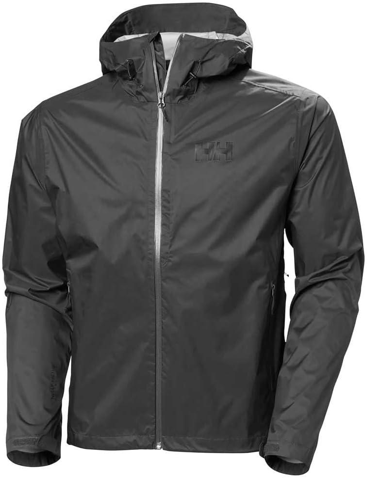 imageHellyHansen Loke Terra Jacket Mens Lightweight Waterproof Rain Jacket Breathable ampamp Windproof Outdoor Shell990 Black