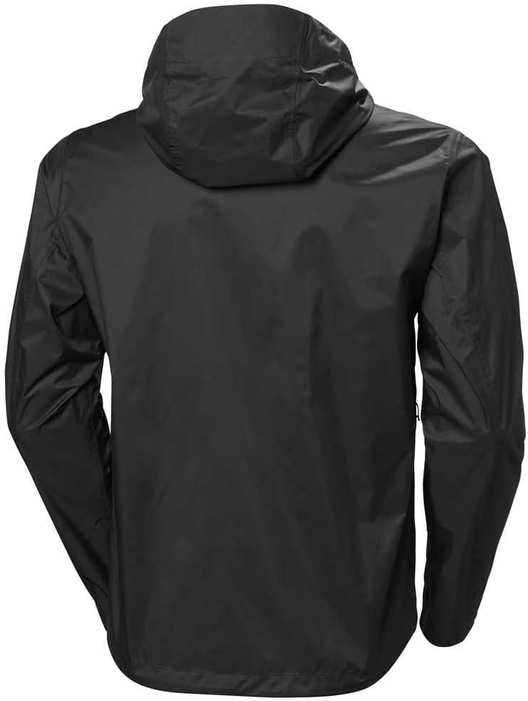 imageHellyHansen Loke Terra Jacket Mens Lightweight Waterproof Rain Jacket Breathable ampamp Windproof Outdoor Shell990 Black