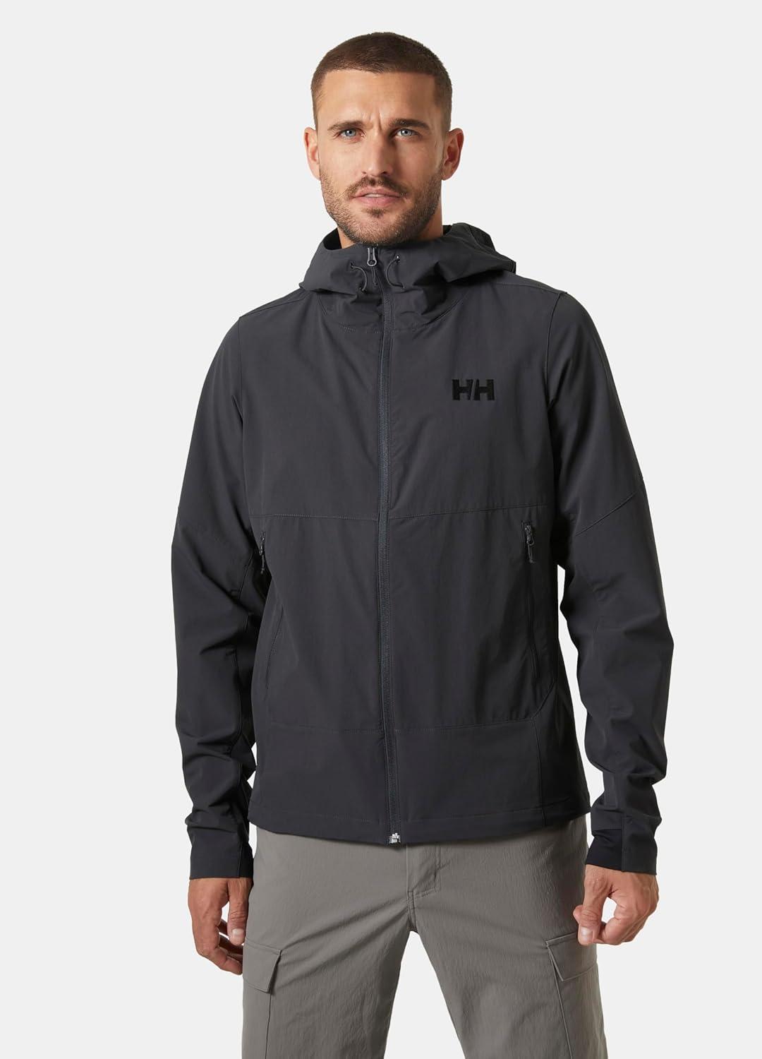 imageHellyHansen Mens Blaze Softshell Hooded980 Ebony