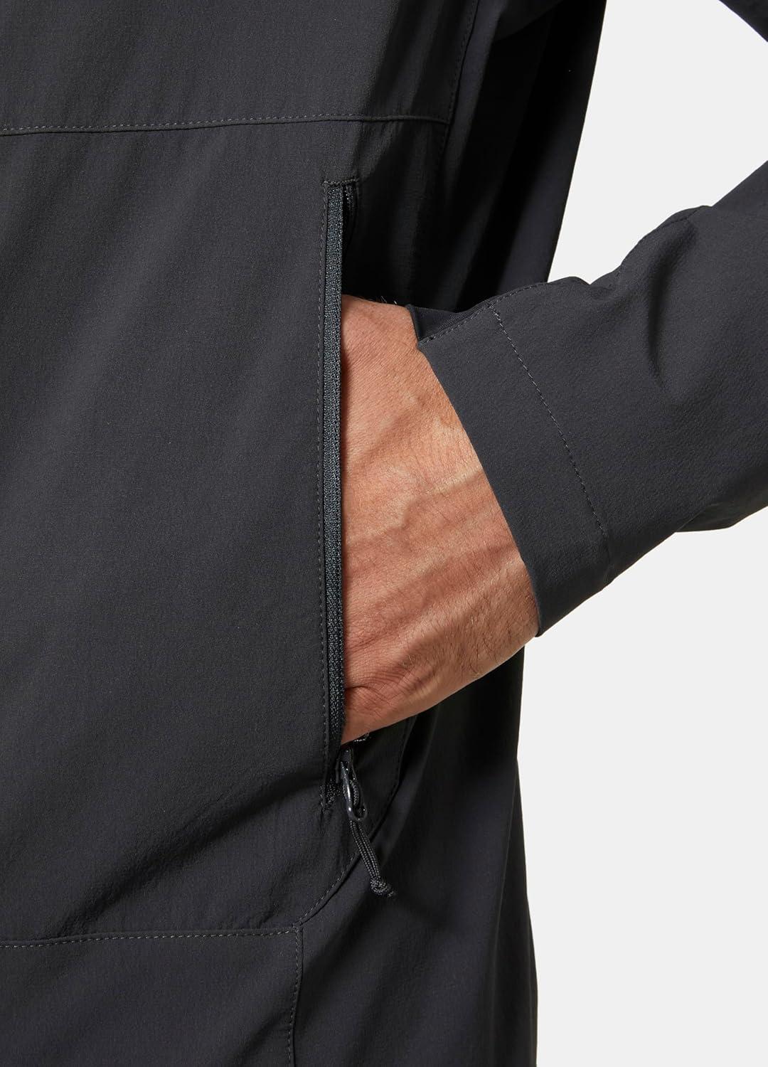 imageHellyHansen Mens Blaze Softshell Hooded980 Ebony