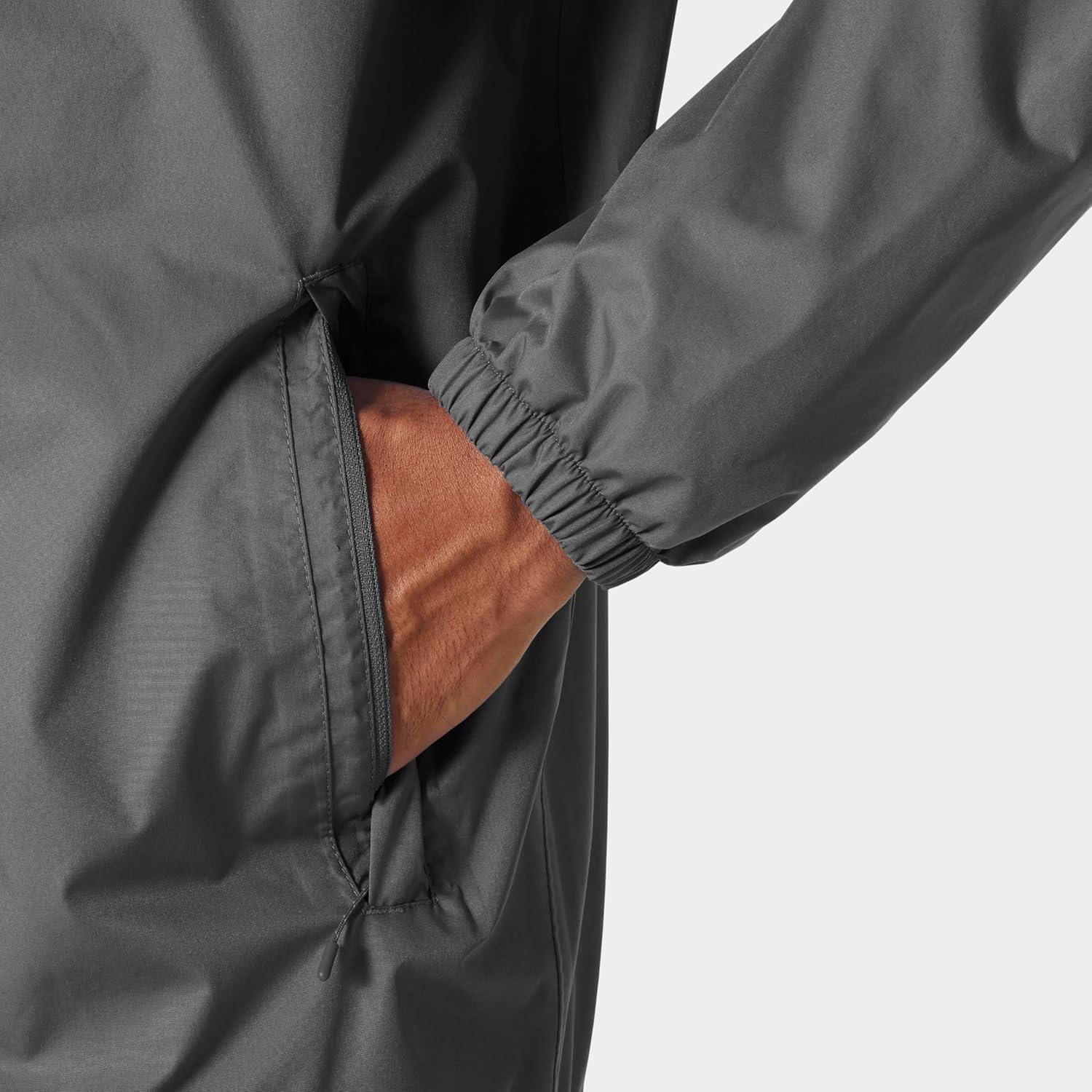 imageHellyHansen mens Vancouver Rain Jacket980 Ebony