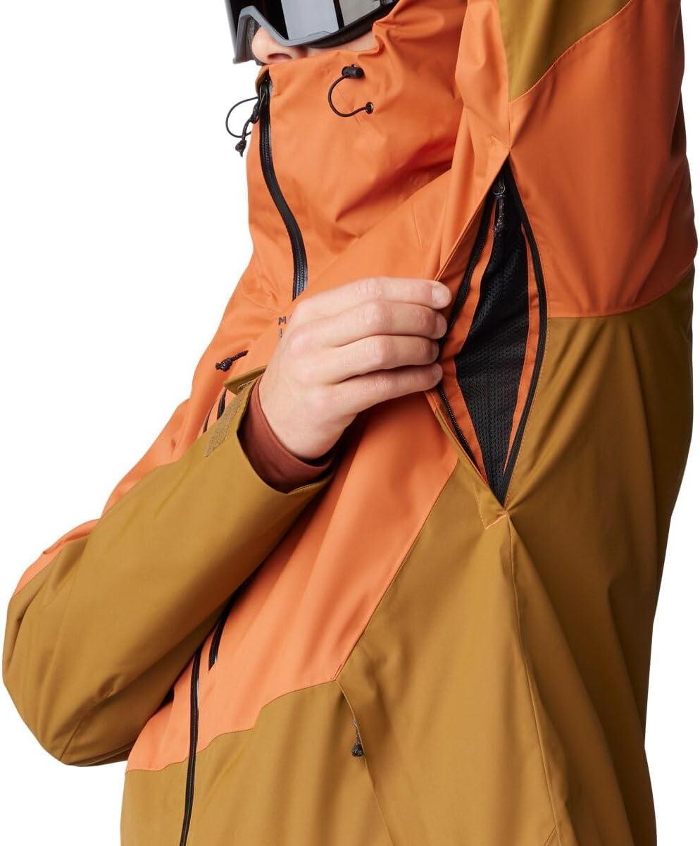 imageMountain Hardwear mens Firefall JacketRaw CarnelianGolden Brown