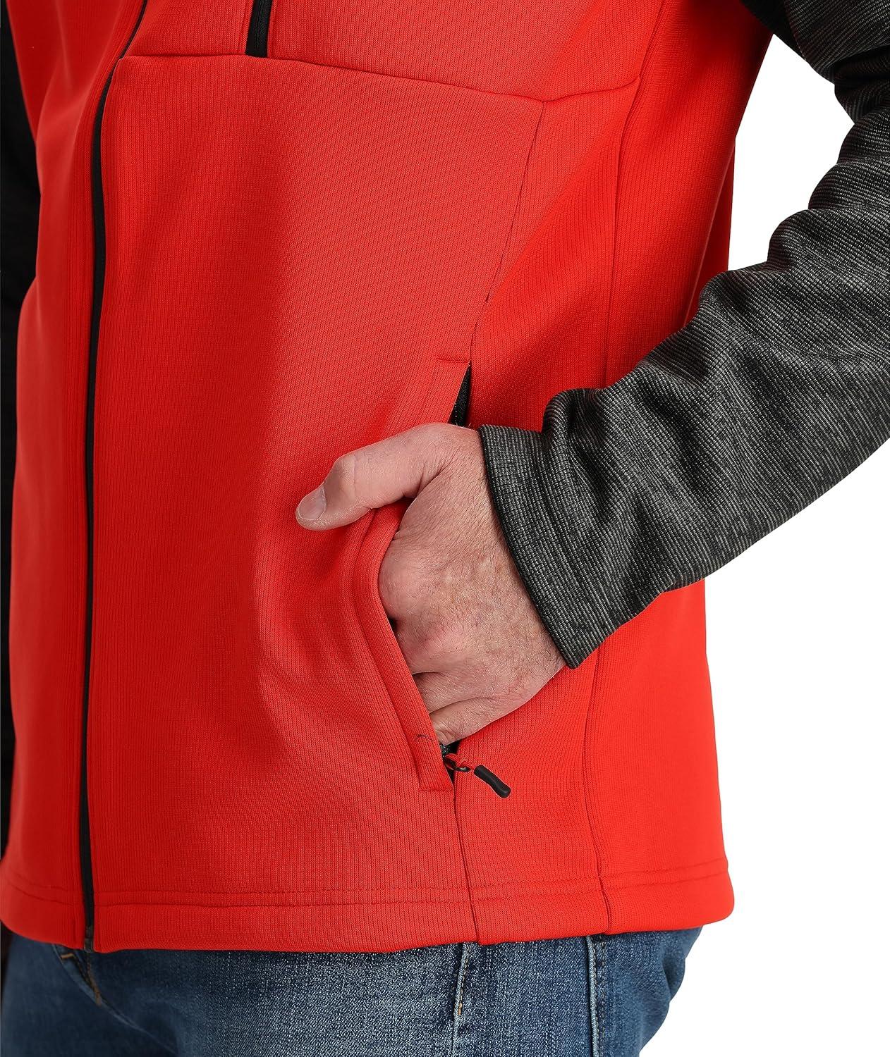 imageSpyder Mens Encore Fleece Jacket Full ZipVolcano