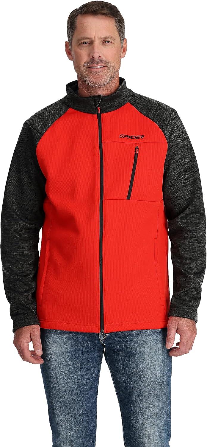 imageSpyder Mens Encore Fleece Jacket Full ZipVolcano