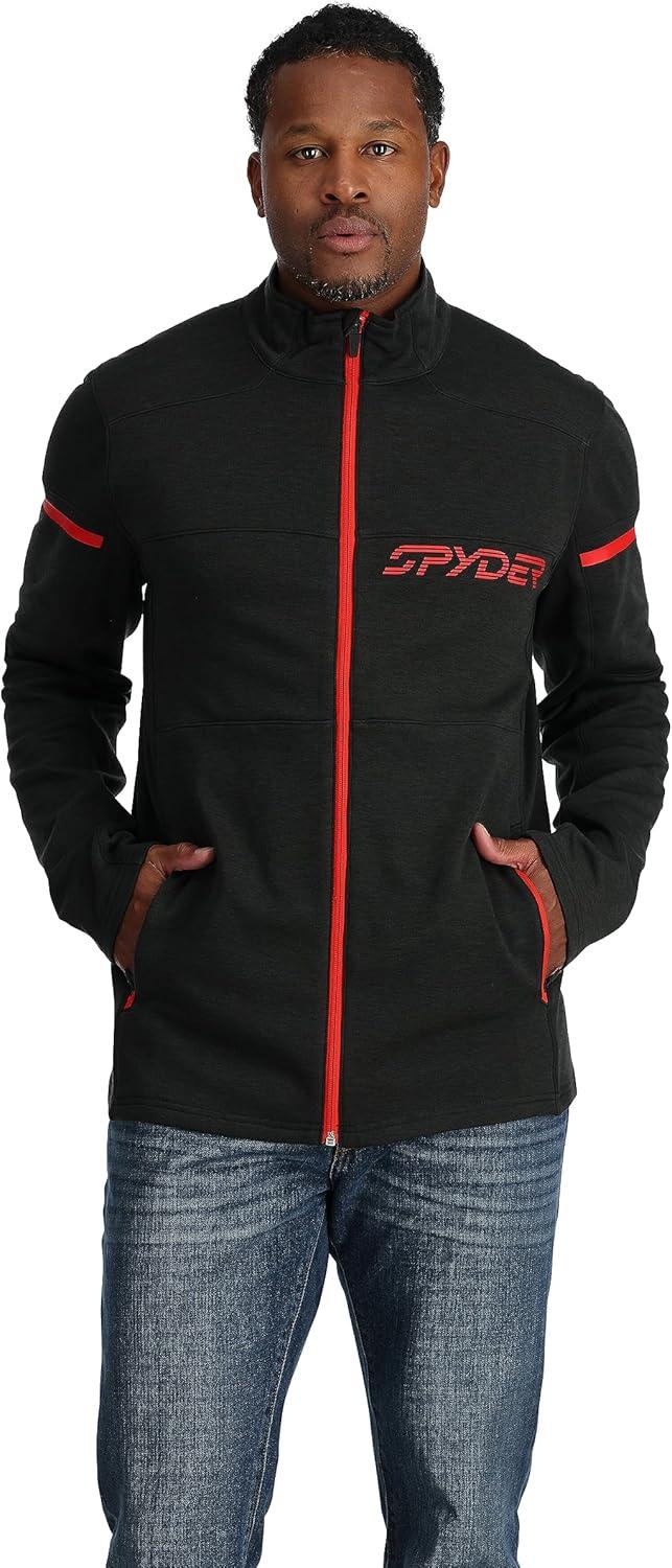 imageSpyder Mens Speed Full Zip Fleece JacketBlack